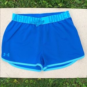 Blue Under Armour Youth Shorts